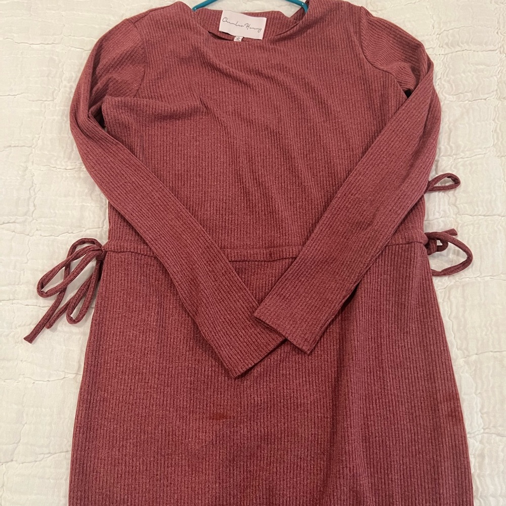 Cute light sweater dress from Anthropologie.